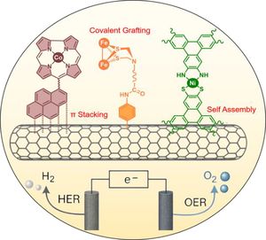 thumbnail for Surface immobilization of base-metal molecular catalysts for (photo)electrochemical hydrogen and oxygen evolution reactions