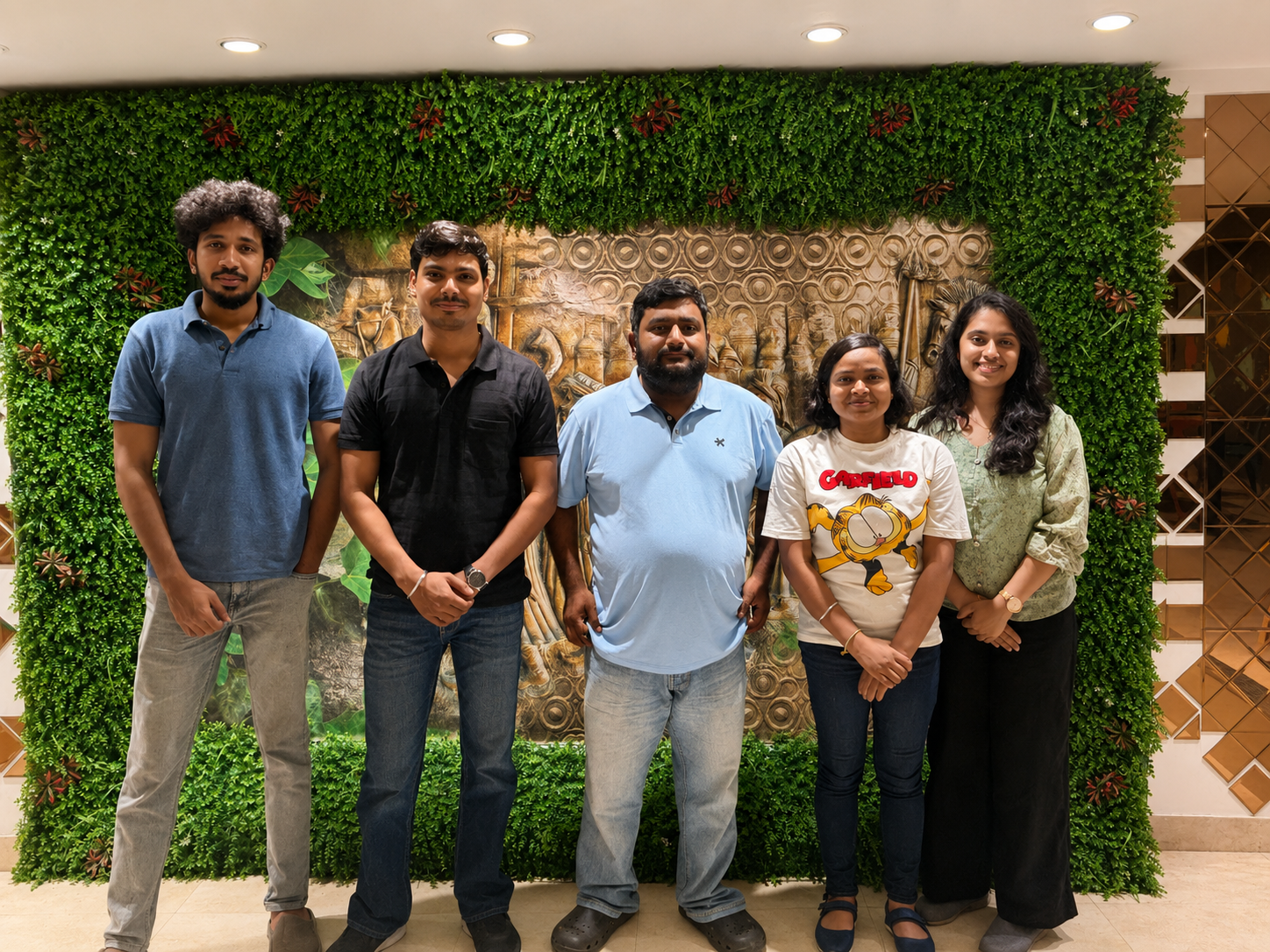 Group photo of the research team